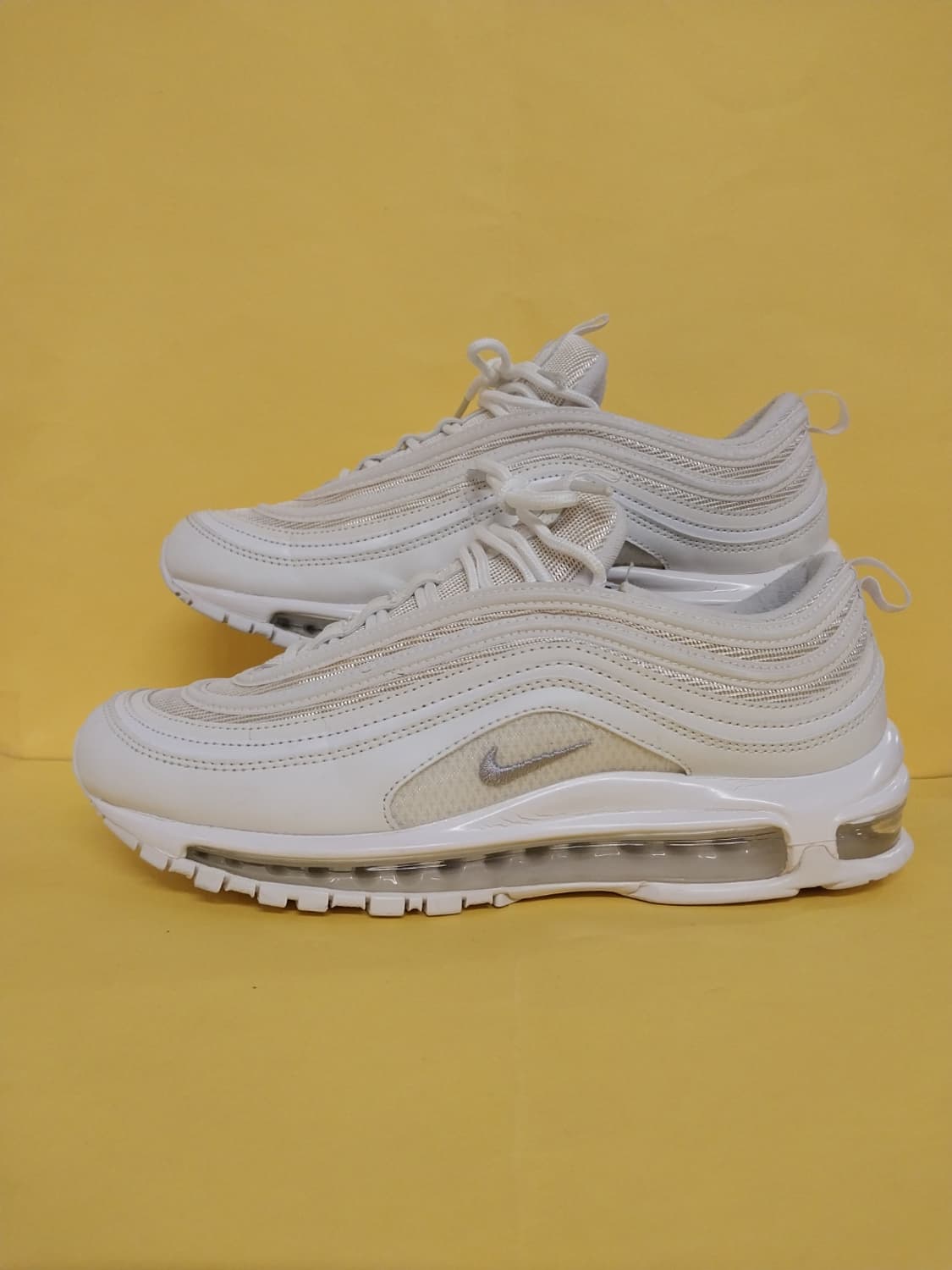 남성 나이키 에어맥스 97 트리플화이트 운동화 (260) 상품이미지1