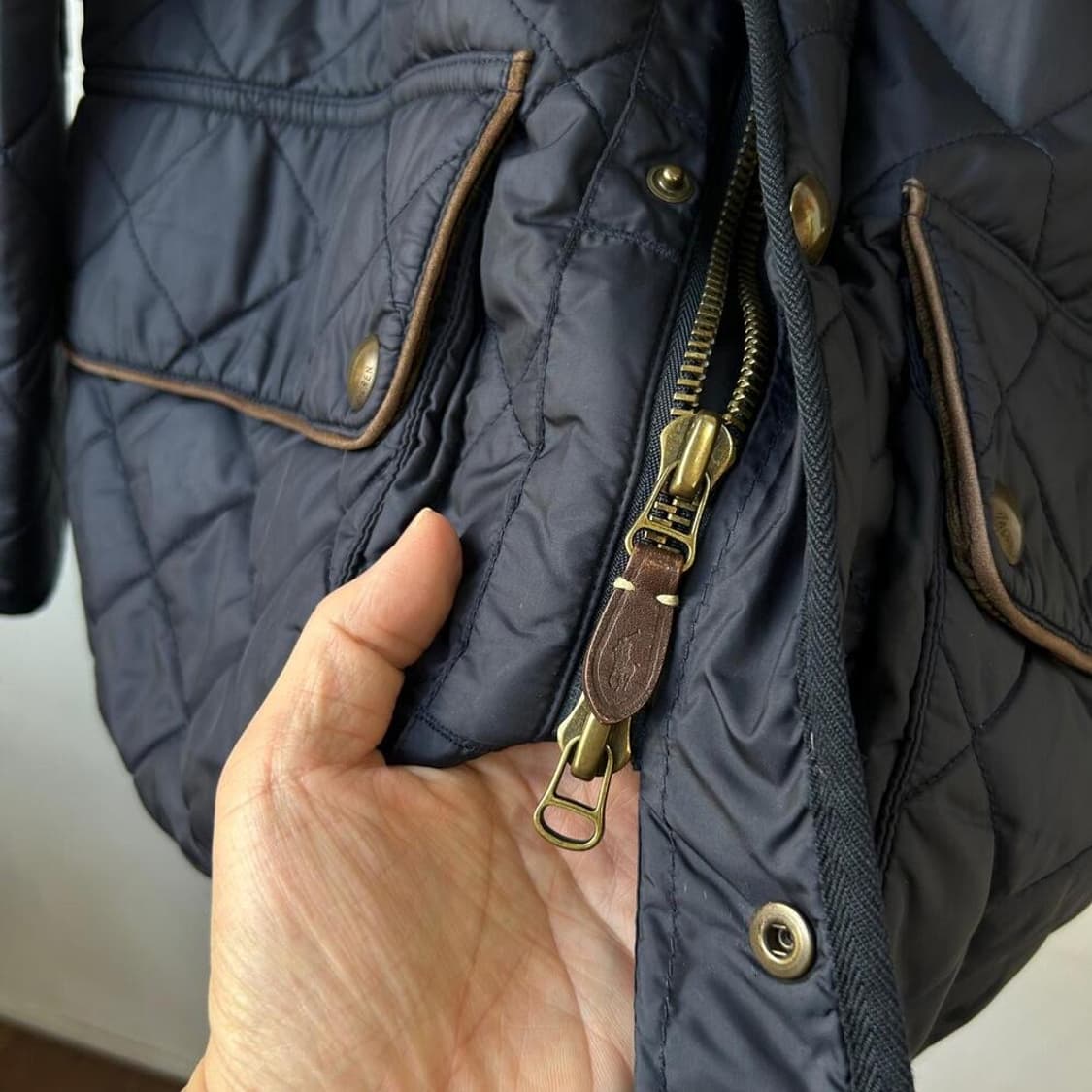 10415 - 폴로 랄프로렌 네이비 퀄팅 자켓 상품이미지6