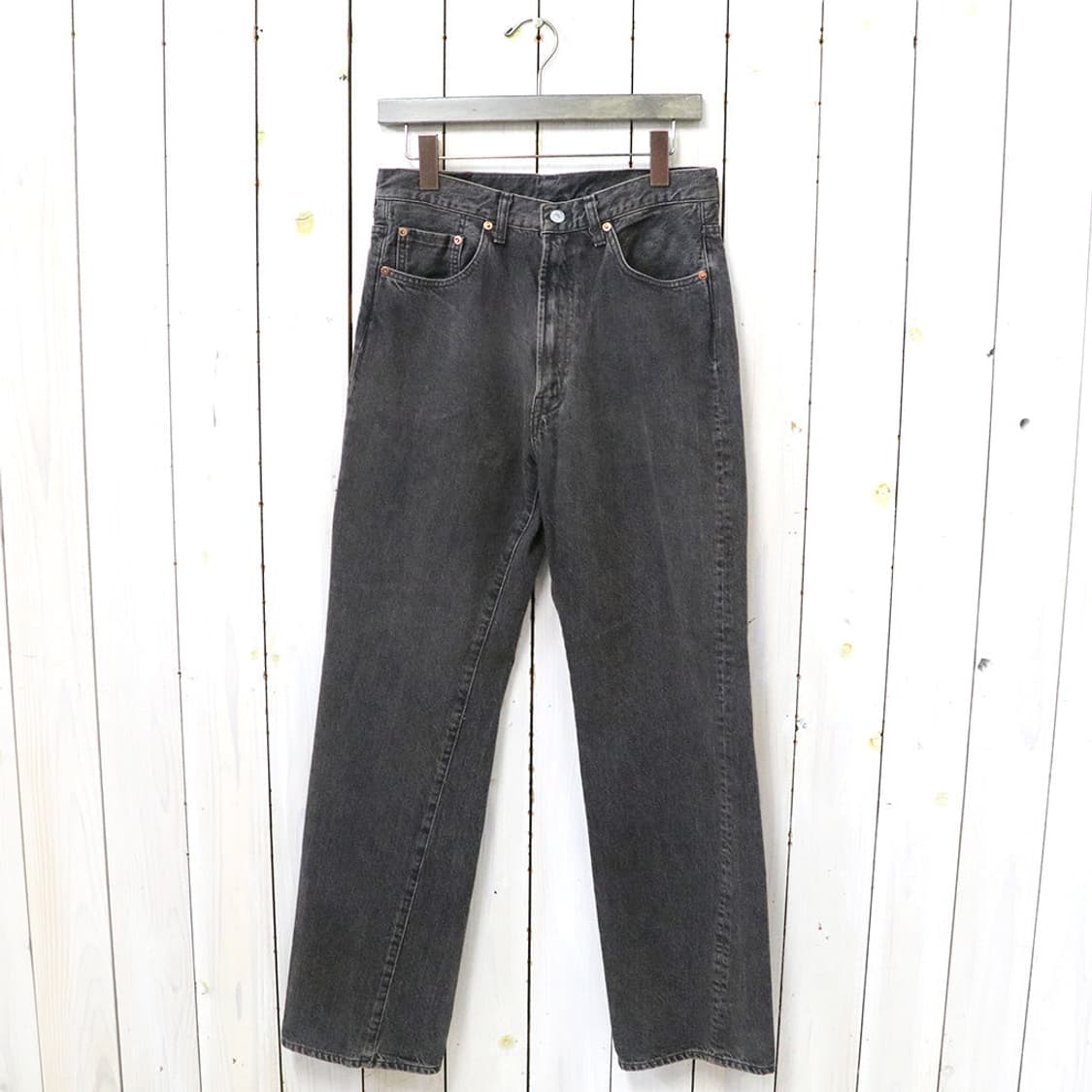 캡틴선샤인 스케이트 슈컷 데님 팬츠 블랙 32 상품이미지3