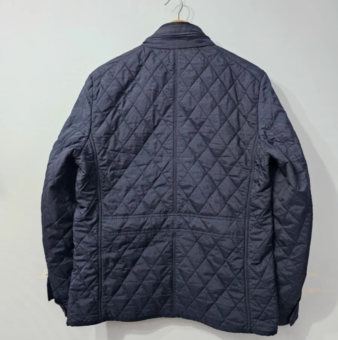 헤지스 남성 퀄팅 자켓 네이비 100 상품이미지4