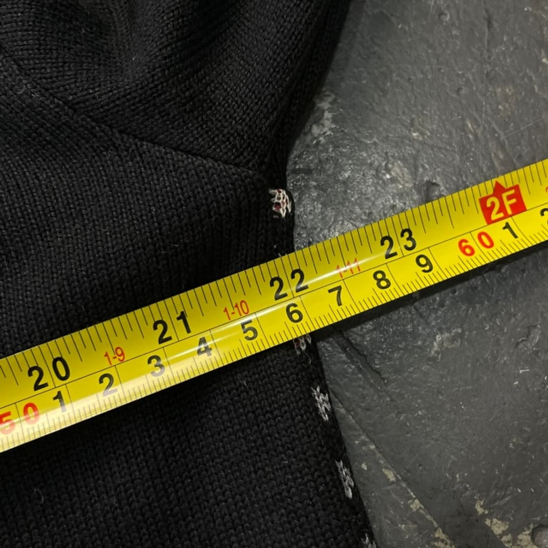 100 블랙앤화이트 방풍니트  상품이미지6