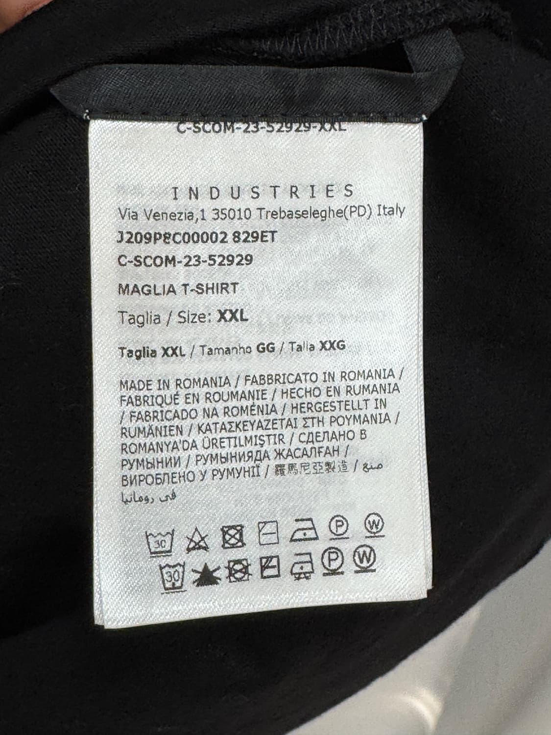 몽클레어 로고 반팔티 XXL  상품이미지4