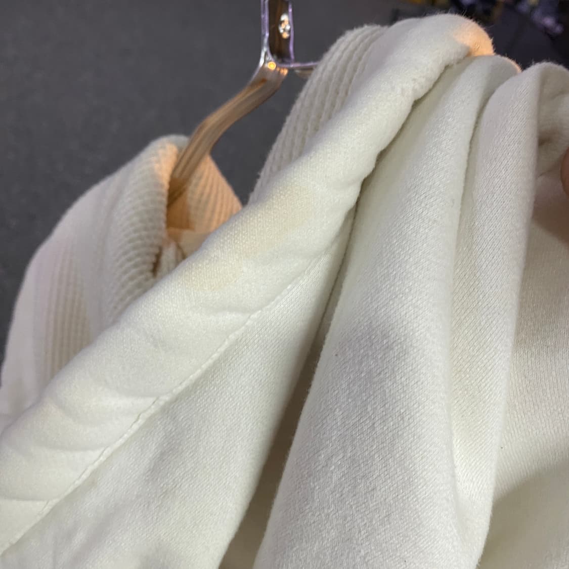 아베크롬비 y2k 아치로고 화이트 후드집업 B4698 상품이미지8