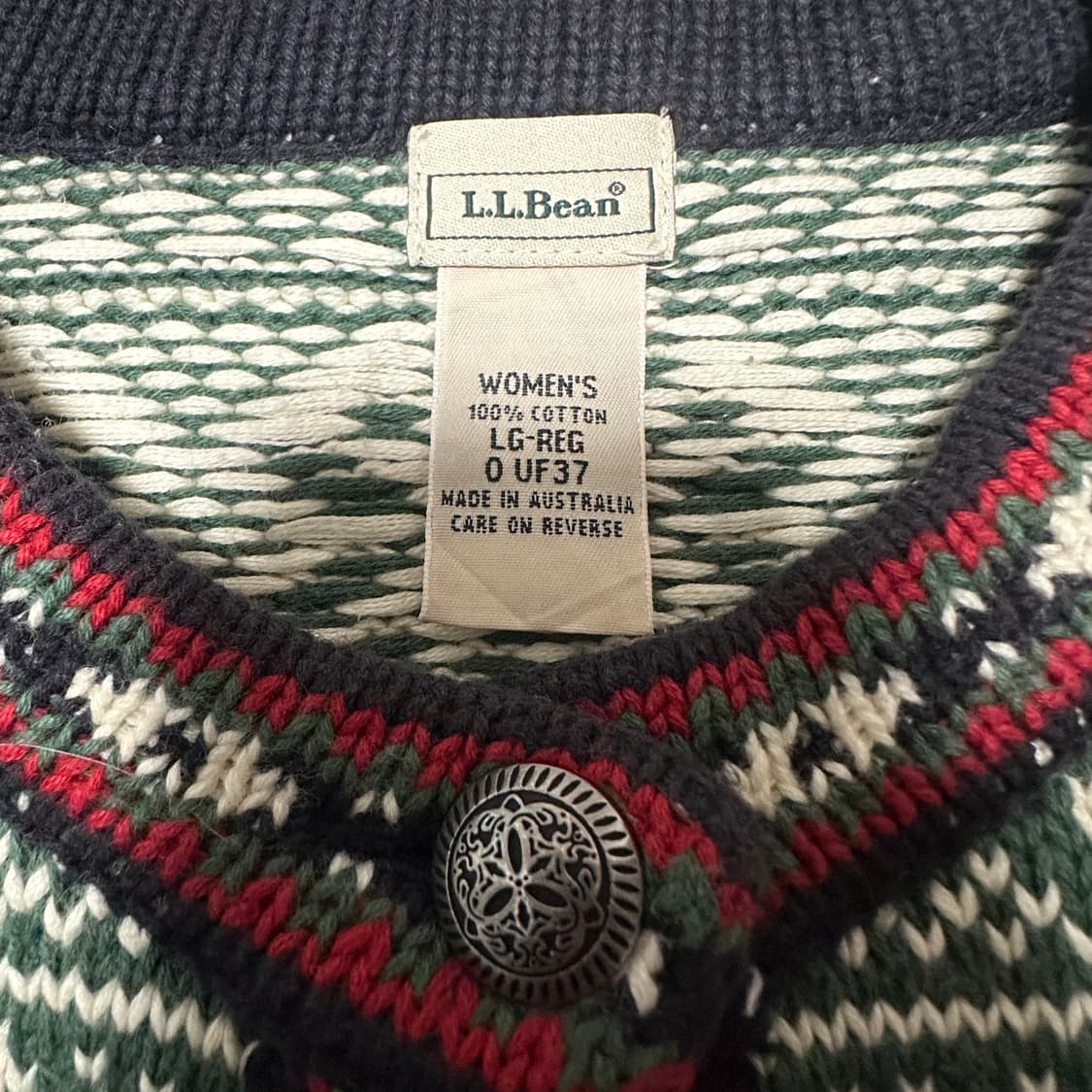 L. L. BEAN australia made knit sweater 상품이미지3