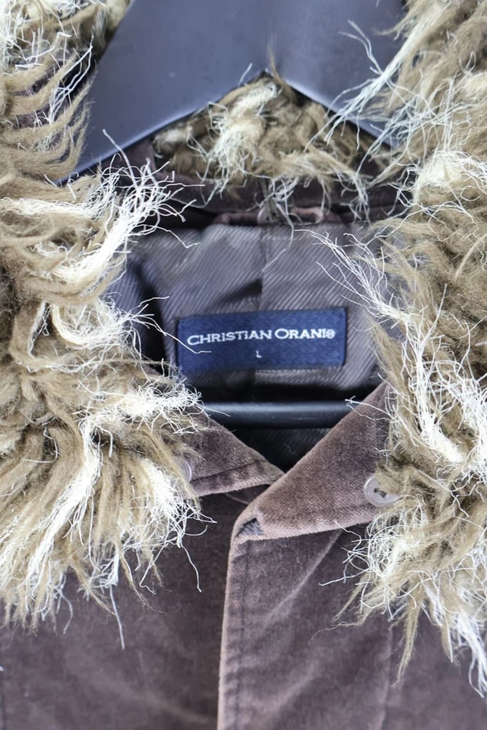 크리스찬 오라니 브라운 털 자켓 상품이미지5