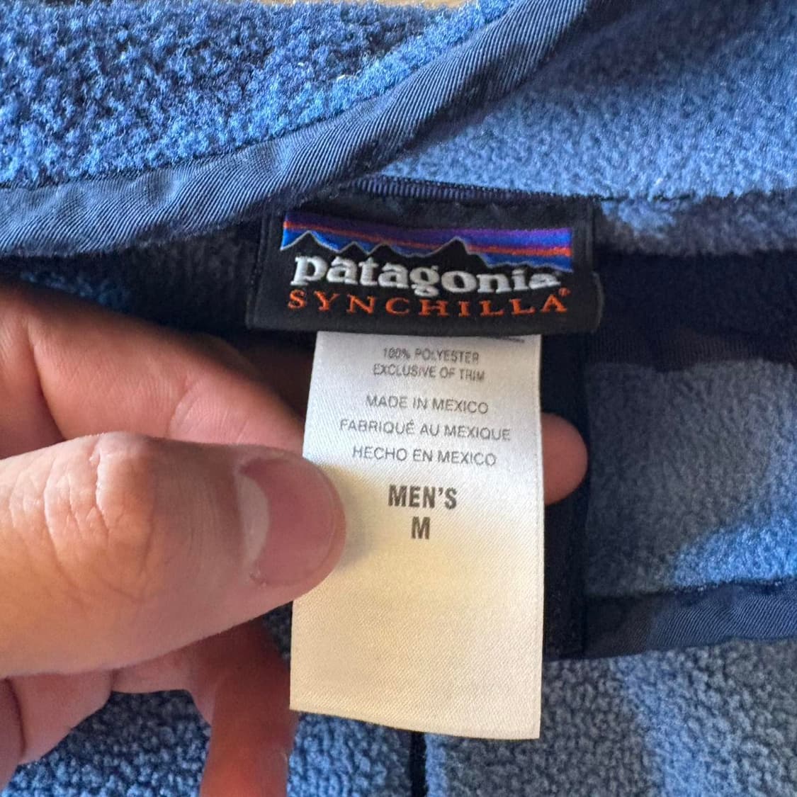 15FW 파타고니아 클래식 신칠라 스냅-티 플리스 풀오버 블루 그라데이션 상품이미지3