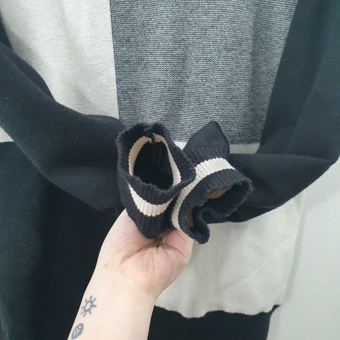 L 타이틀리스트 남성 골프웨어 방풍 반집업 니트 스웨터 상품이미지5