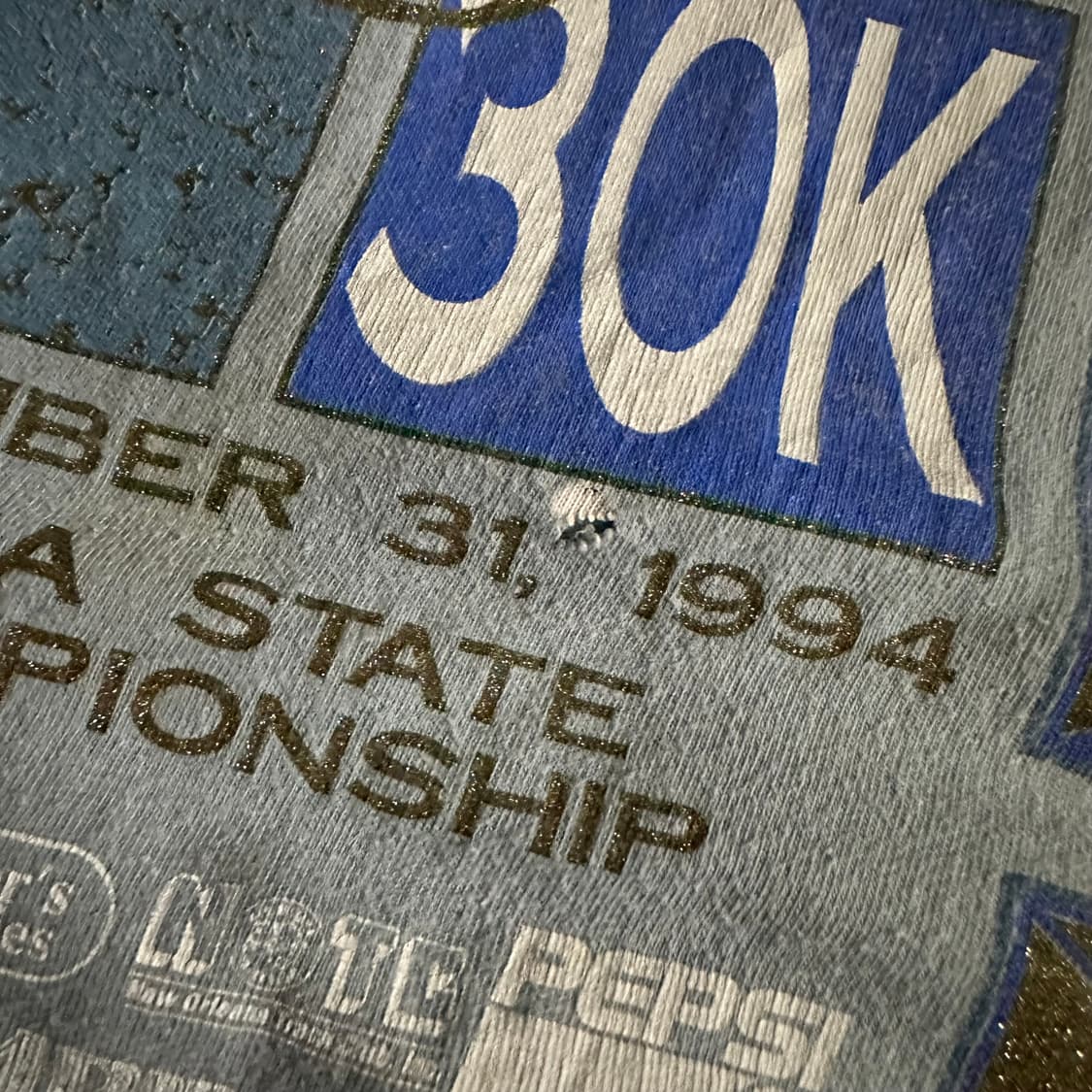 90s 빈티지 미제 헤인즈 반팔 티셔츠 XL 수소봉제 싱글스티치 상품이미지4