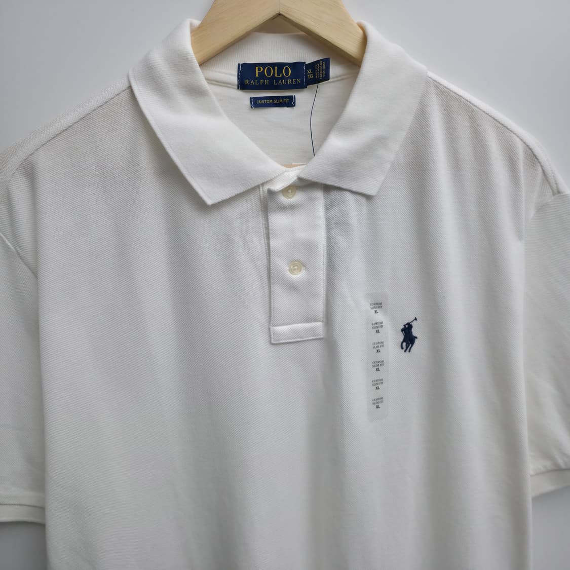 [XL] 새상품 폴로 랄프로렌 화이트 카라티 상품이미지2