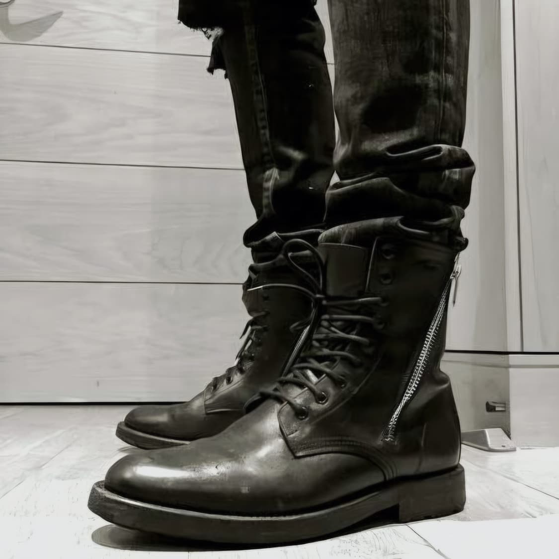 (41)생로랑 FW15 에디 슬리먼 더블지퍼 컴뱃부츠 상품이미지9