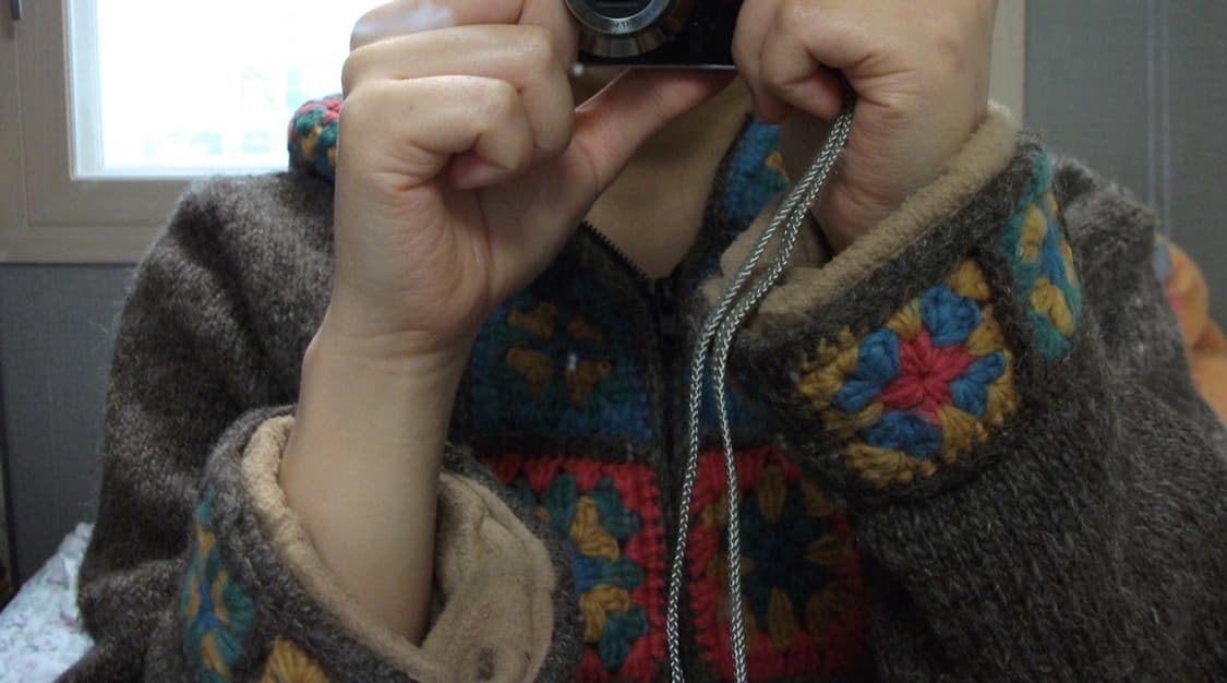 Titicaca 빈티지 모티브 니트 후드집업i 상품이미지3