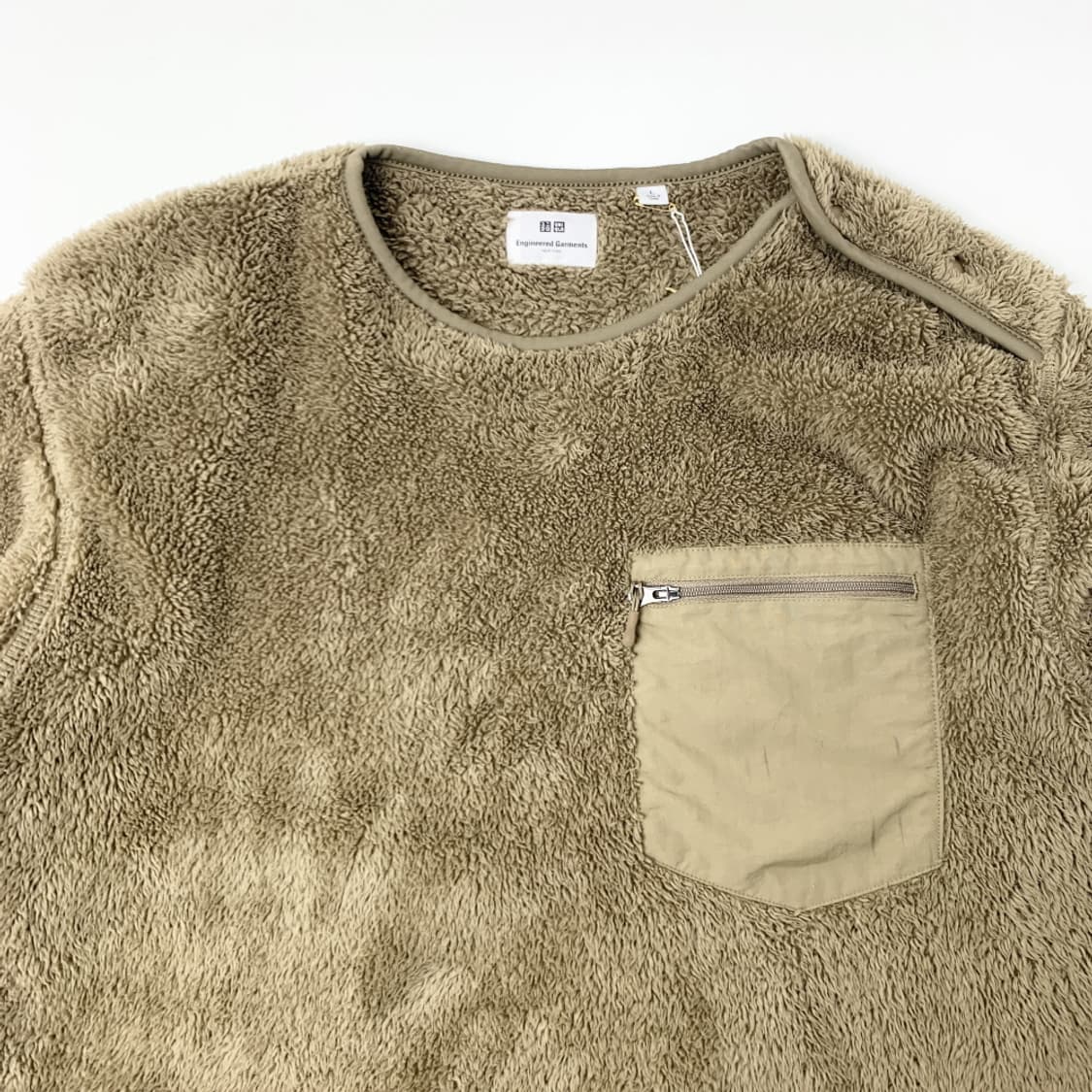 [L/정품] 유니클로 엔지니어가먼츠 플리스 스웻셔츠 상품이미지2