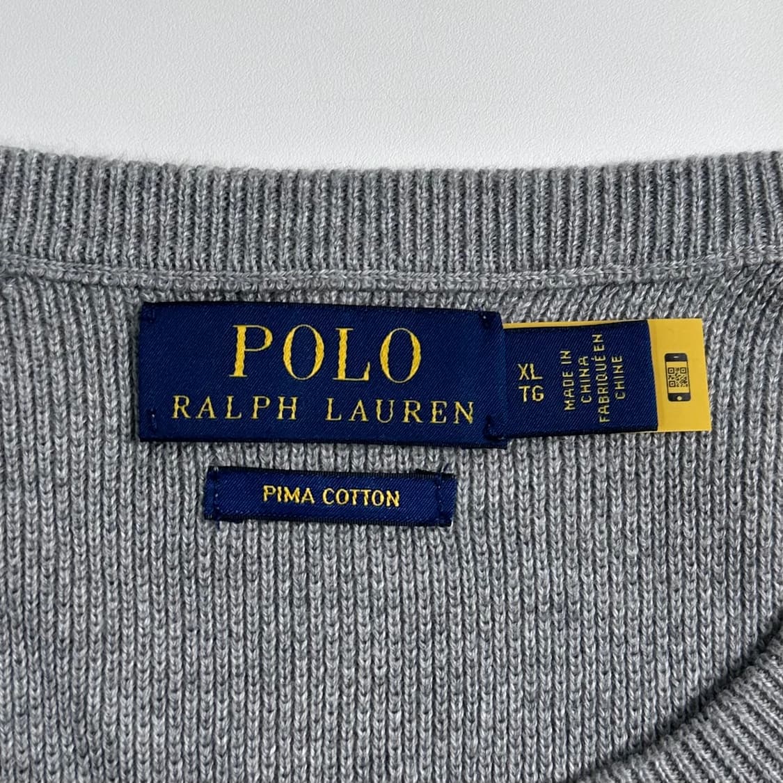 폴로 랄프로렌 피마코튼 그레이 니트 상품이미지5