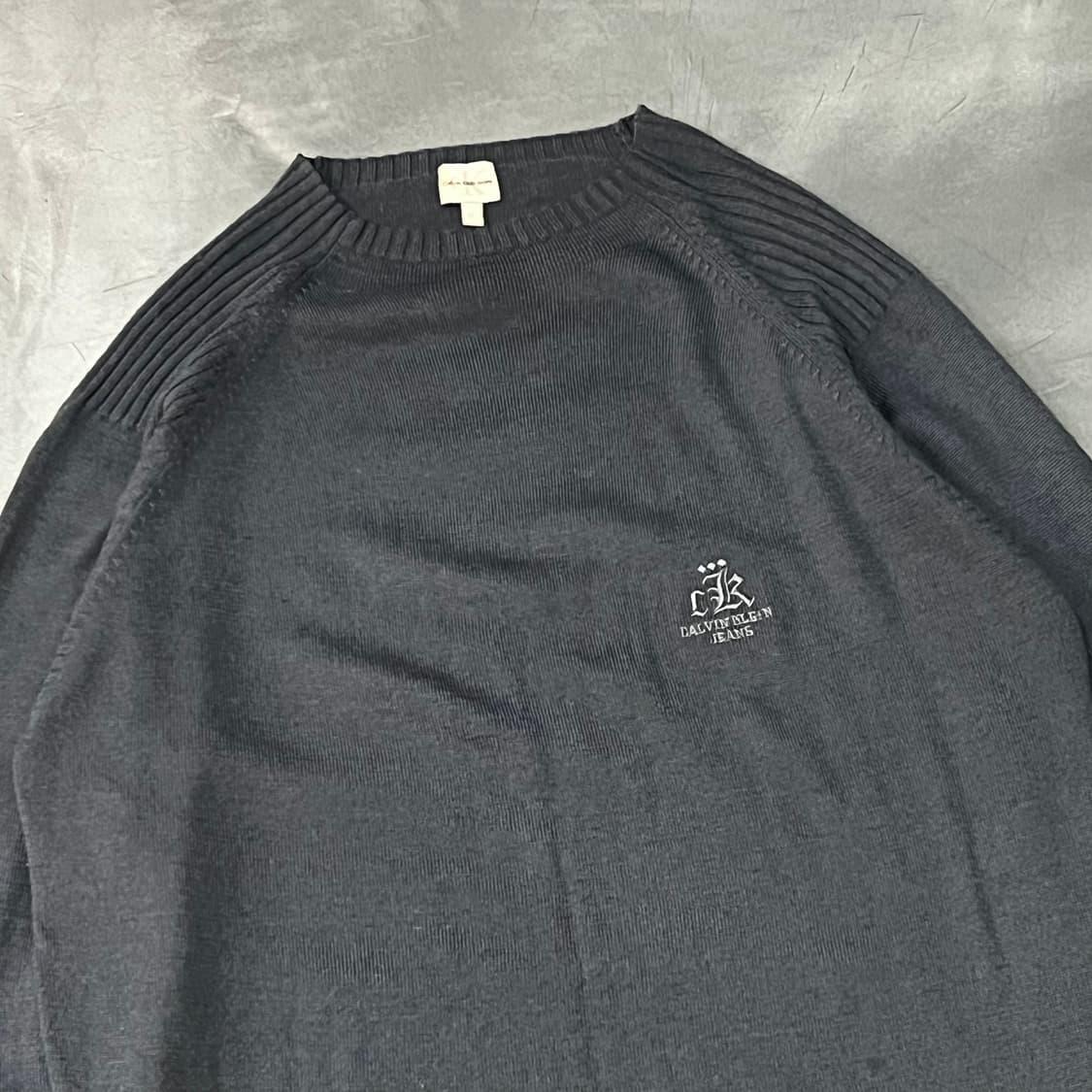  캘빈클라인 로고 니트 y15665 상품이미지3