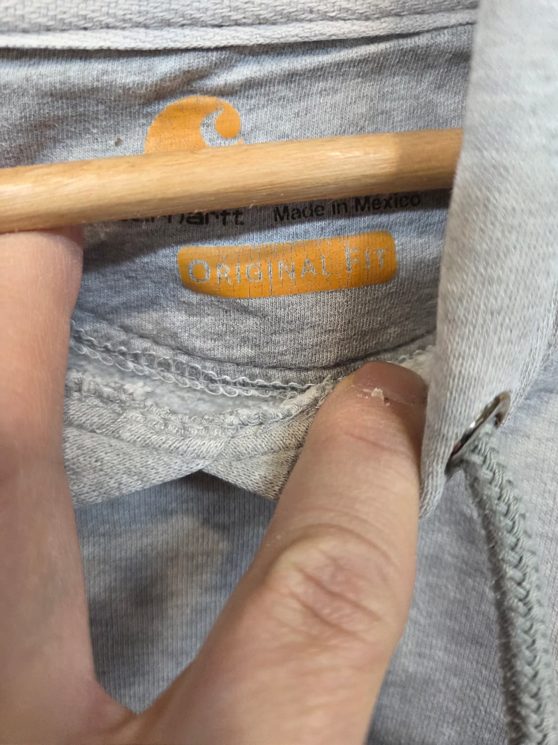 칼하트 미드웨이트 기모 후드티 M 레귤러  상품이미지3