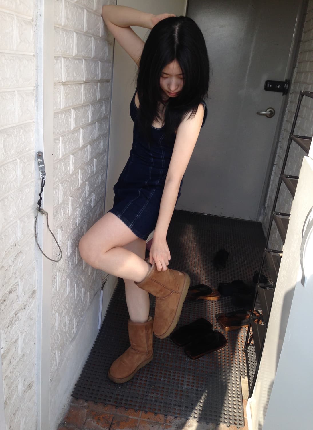 Fitted Denim Dress 상품이미지2