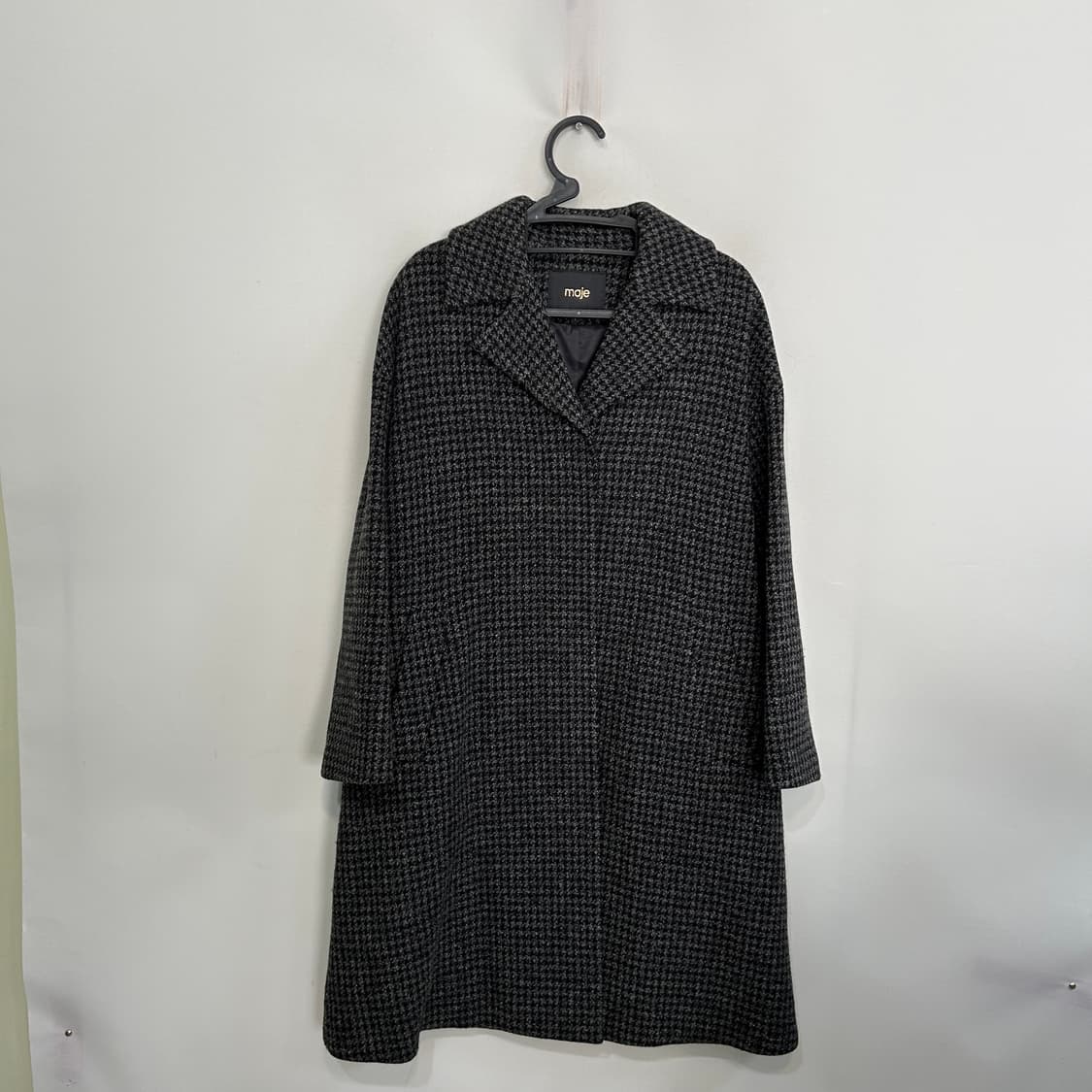 마쥬 여성 하운드투스 체크 코트 95  상품이미지1