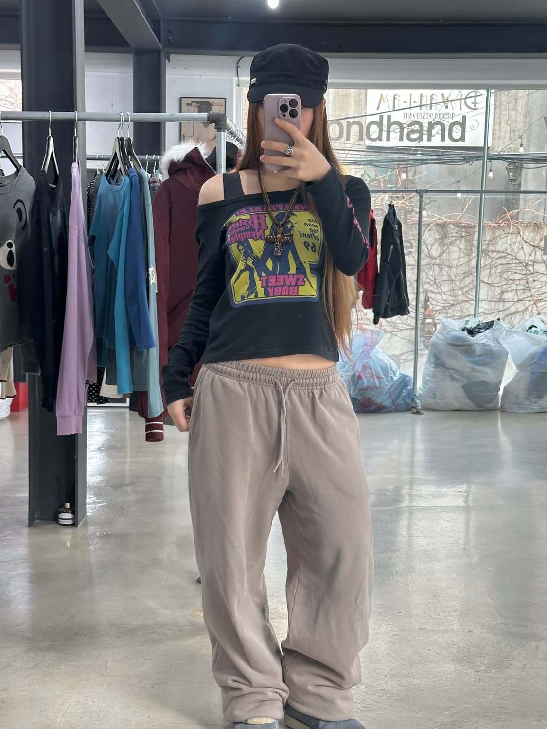 히스테릭글래머 히스걸 카툰 롱슬리브 상품이미지5