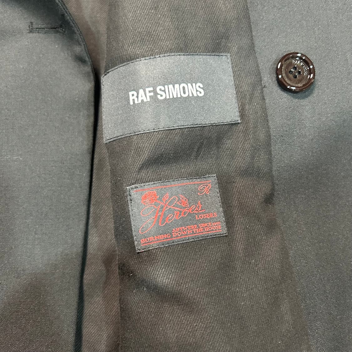 [44] RAF SIMONS 19AW 히든 버튼 블레이저 상품이미지7