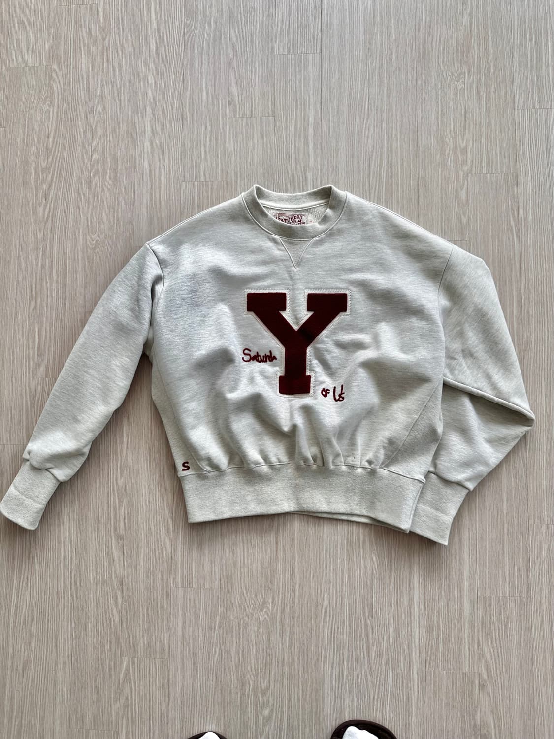 STU Y 로고 스웻셔츠 맨투맨 M 상품이미지1