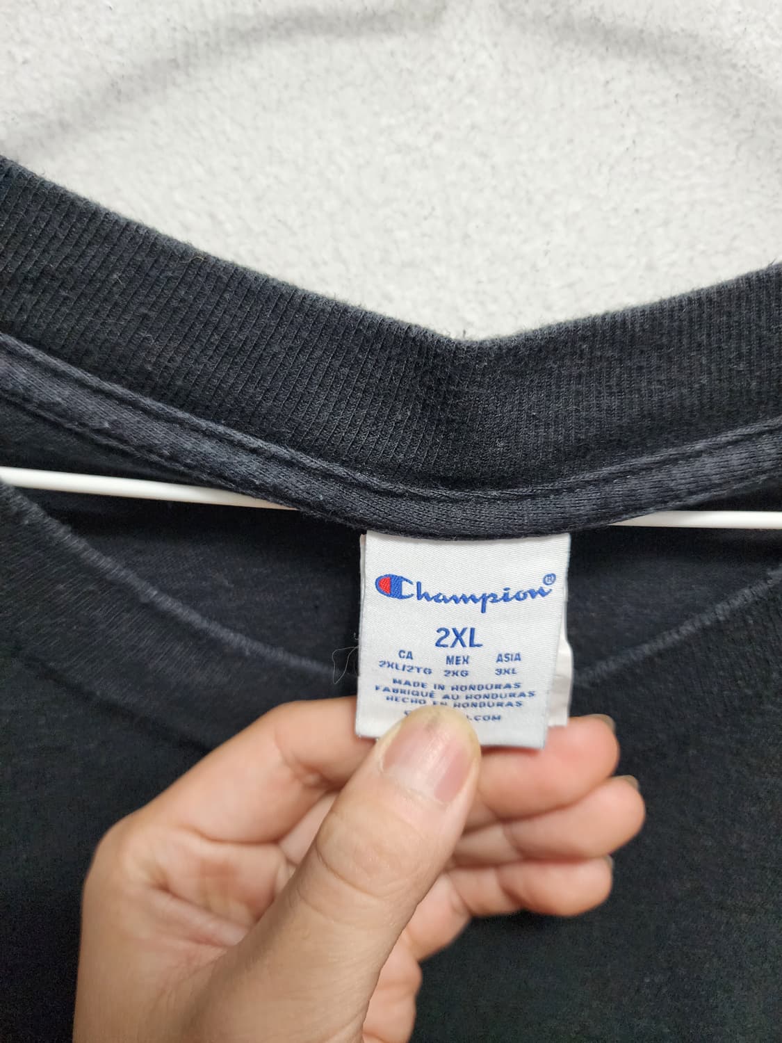 (빅사이즈) 챔피온 프린팅 반팔 티셔츠  상품이미지5