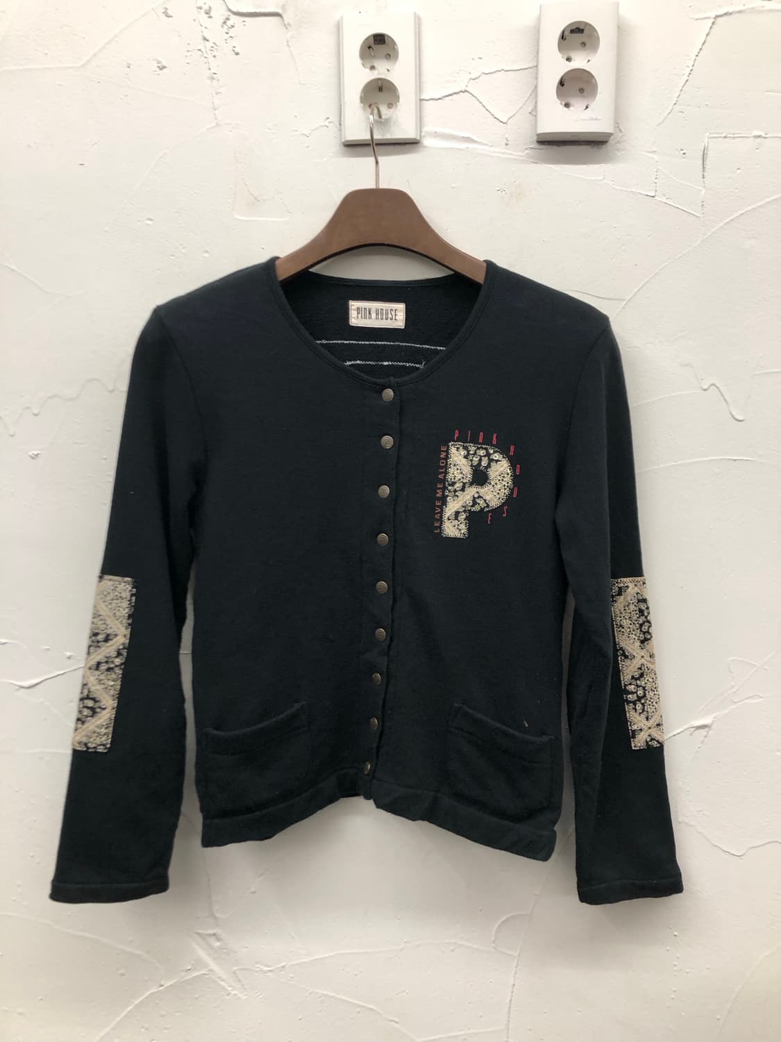 핑크하우스 스냅버튼 가디건 상품이미지1