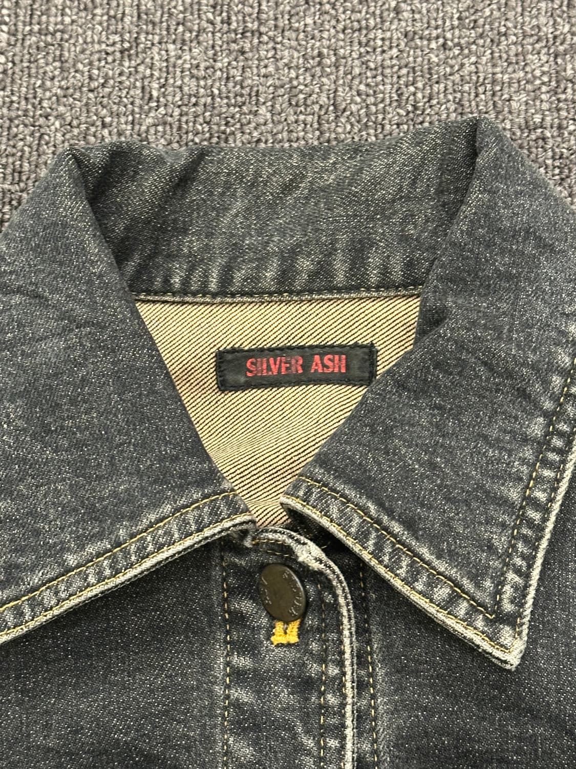 M) Japanese vintage 여성 흑청 데님 자켓 상품이미지6