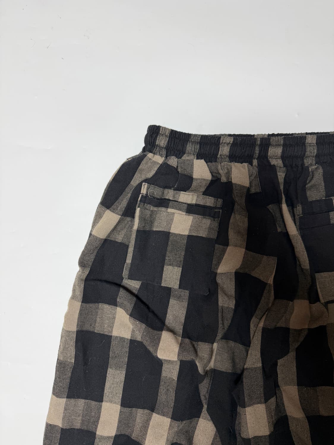 JPN 바이어스 체크 밴딩 사루엘 팬츠 상품이미지9