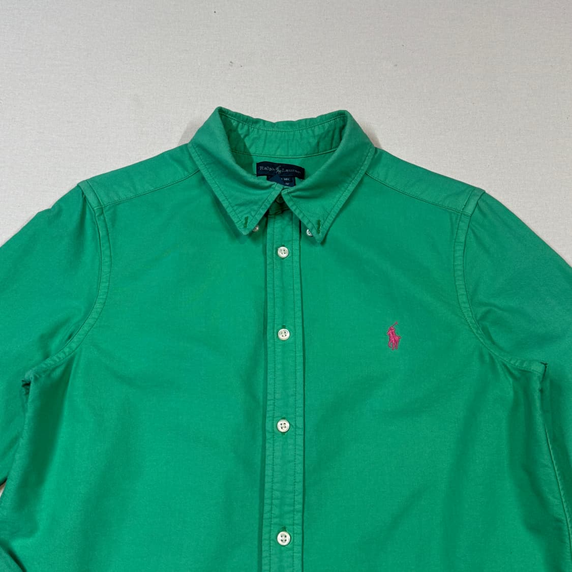 여S) 폴로 랄프로렌 그린 옥스포드 셔츠 상품이미지3