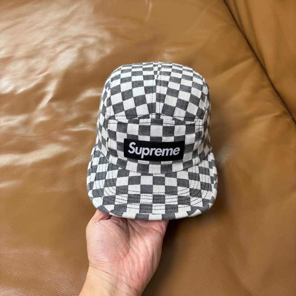 Supreme 슈프림 체커보드 캠프캡 모자 (Checkerboard) 상품이미지2