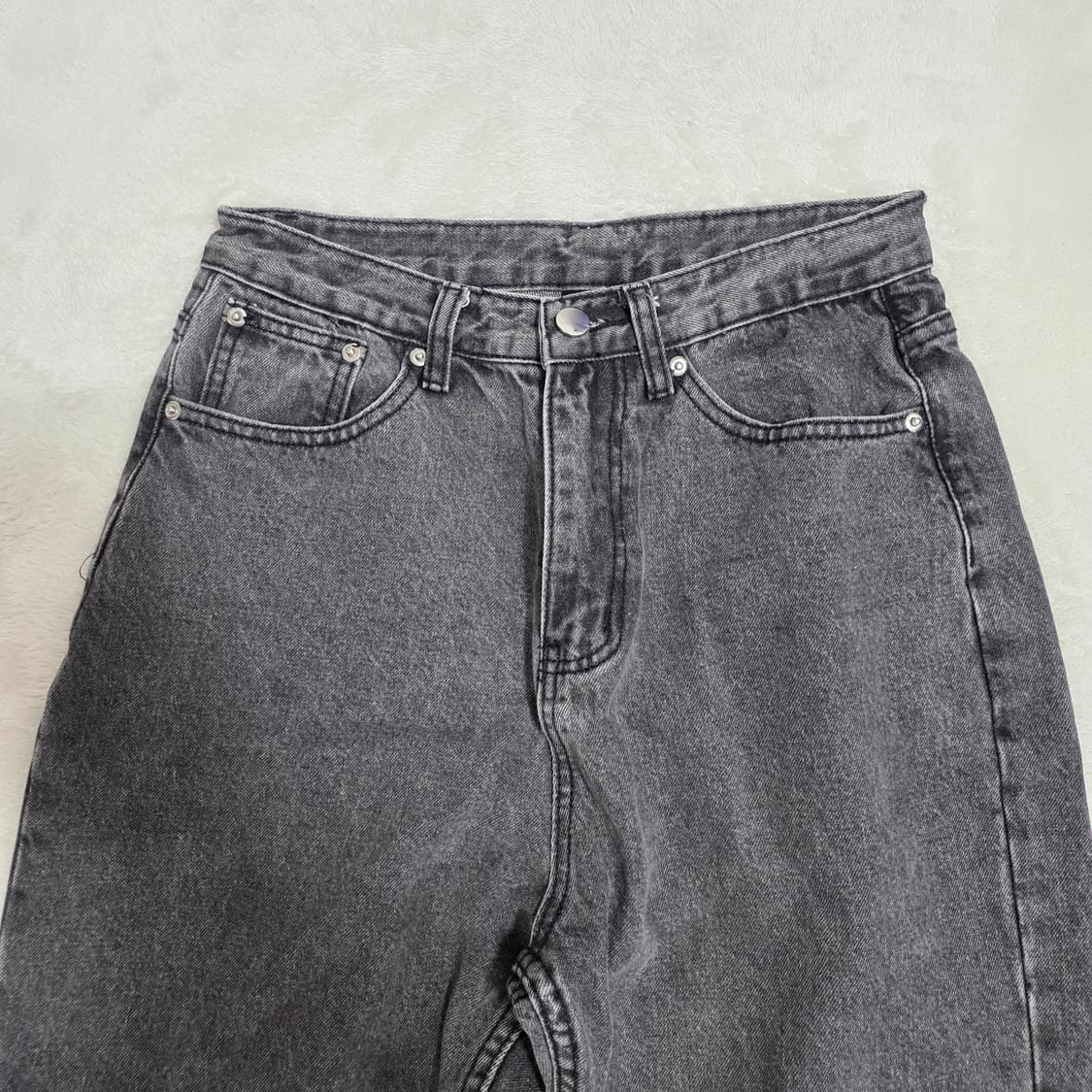 (S)트릴리온 그레이 데님 팬츠  상품이미지2