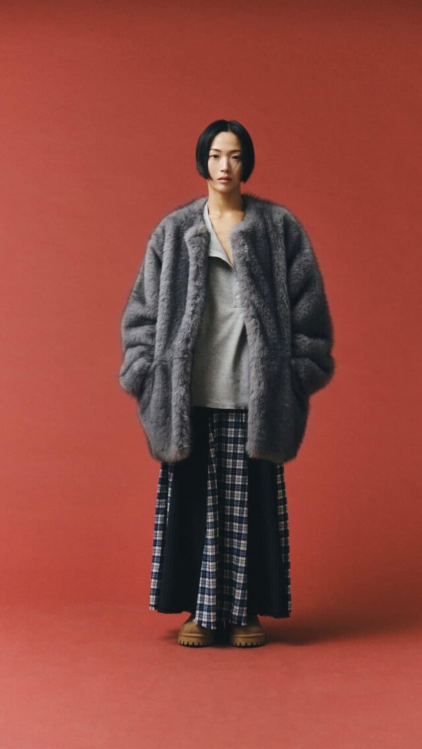 PLZPROJECT MIDDLE FUR JACKET, GRAY 상품이미지1