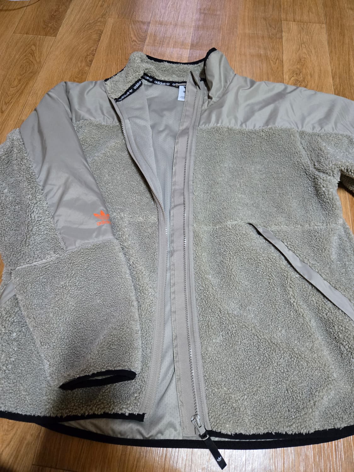 아디다스 남성 플리스 집업 뽀글이 점퍼 상품이미지4