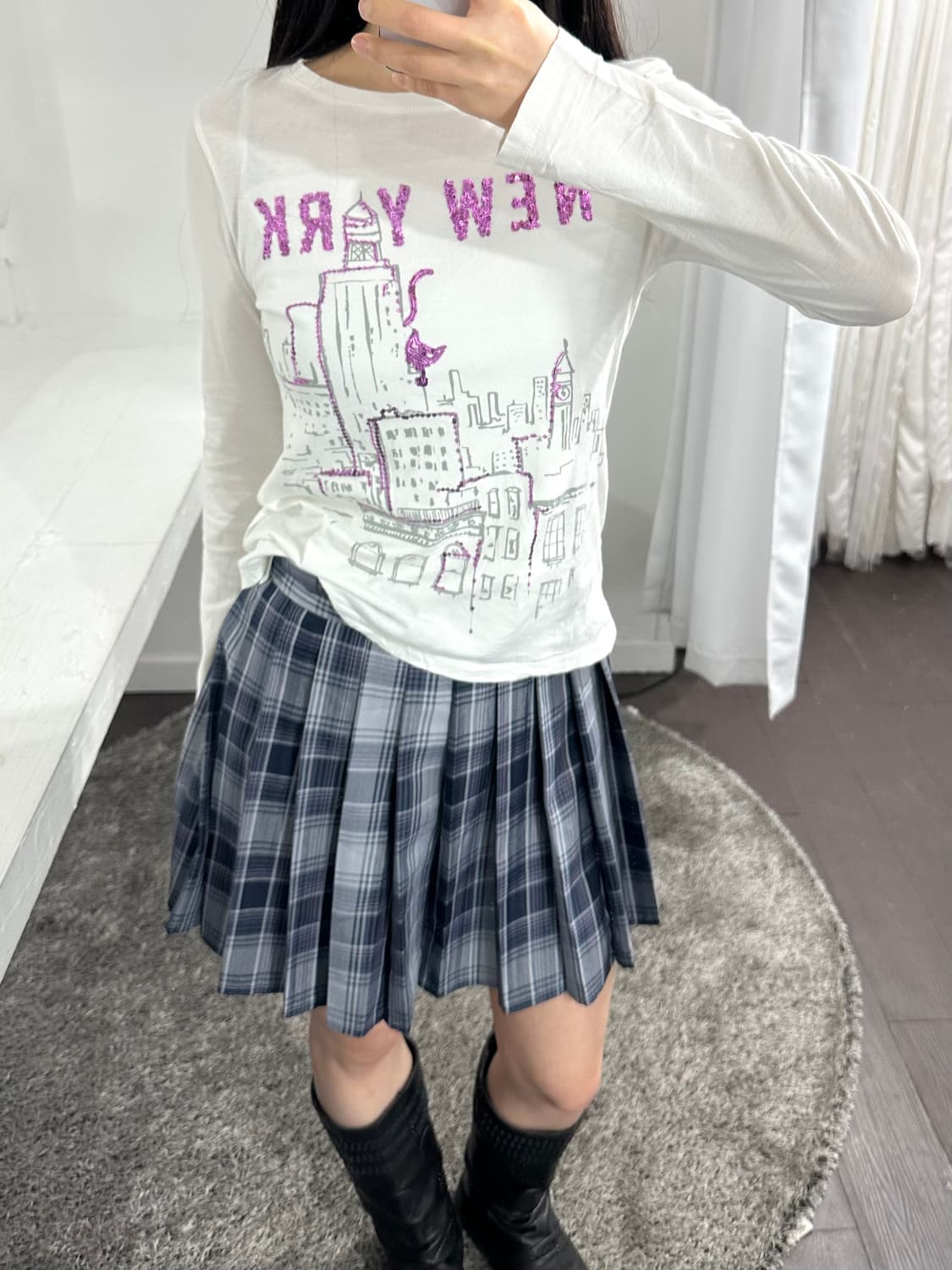 gap kids printing longsleeve 상품이미지3