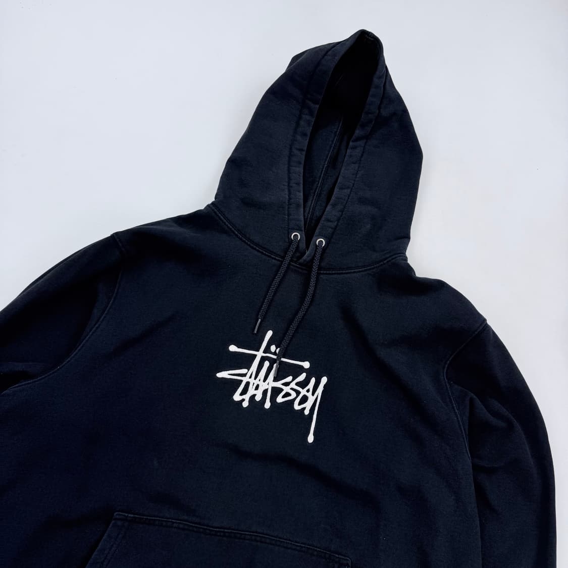 스투시 베이직 자수로고 후드티 상품이미지2