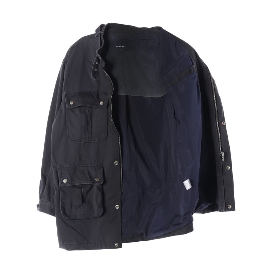 BYMONO 네이비 코튼 스탠드넥 야상 XL 상품이미지2