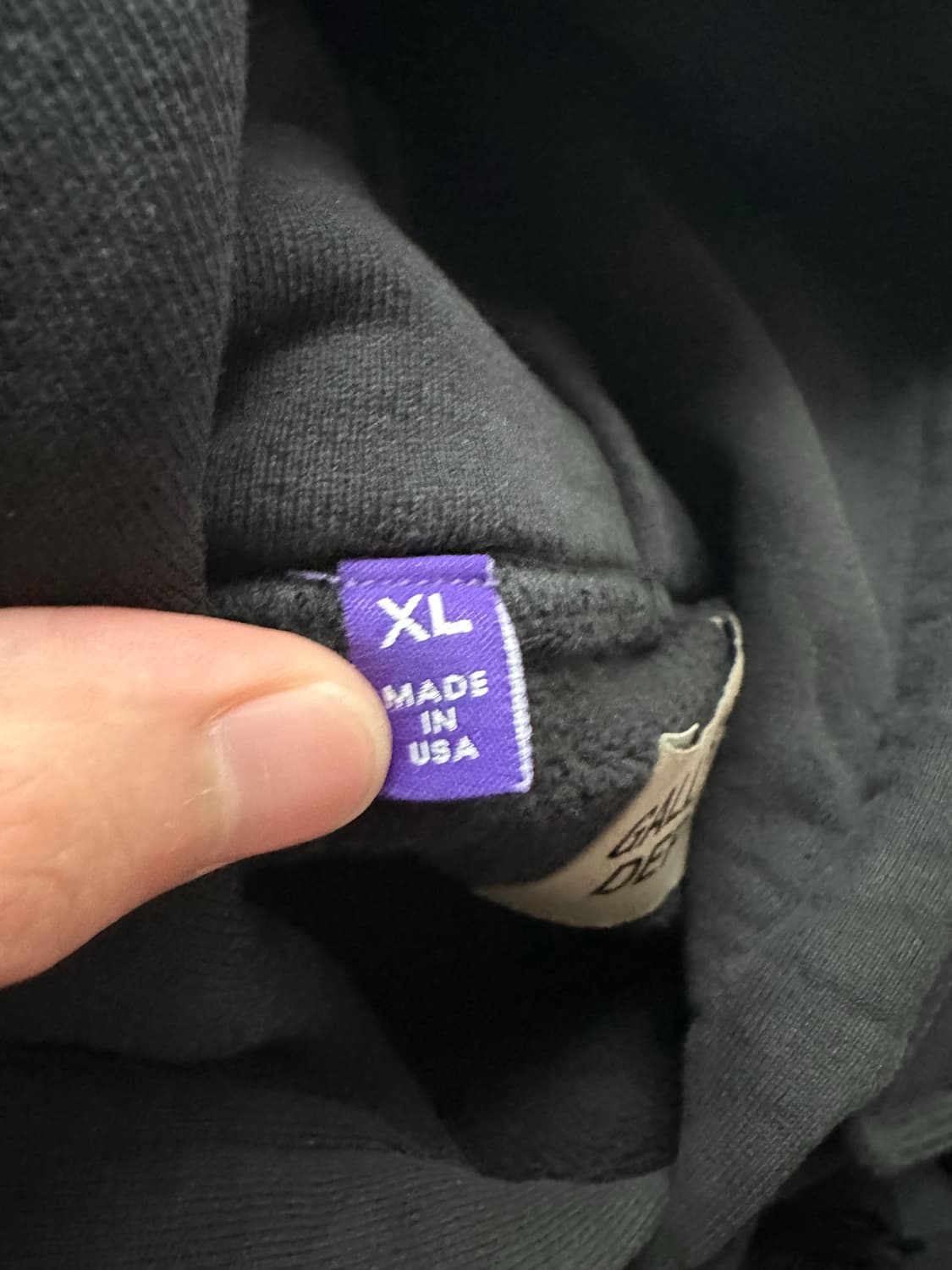 갤러리 디파트먼트 멀티 로고 후드 블랙 XL 상품이미지4