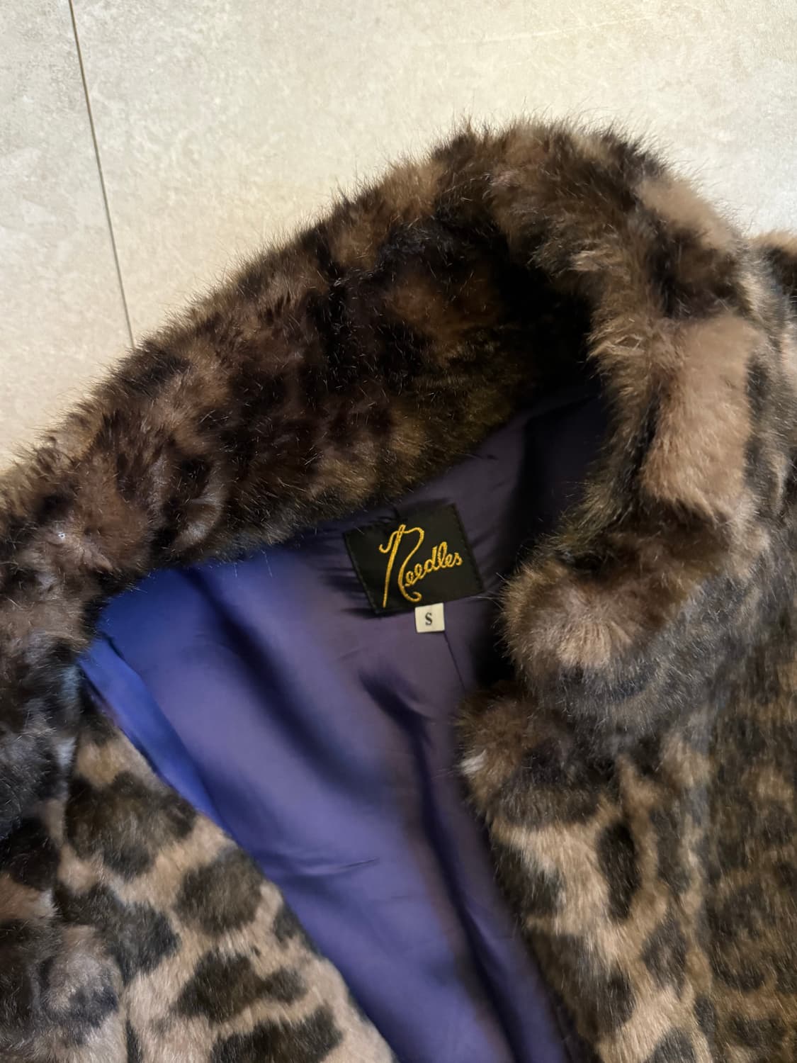 S 니들스 레오파드 퍼 코트 상품이미지2