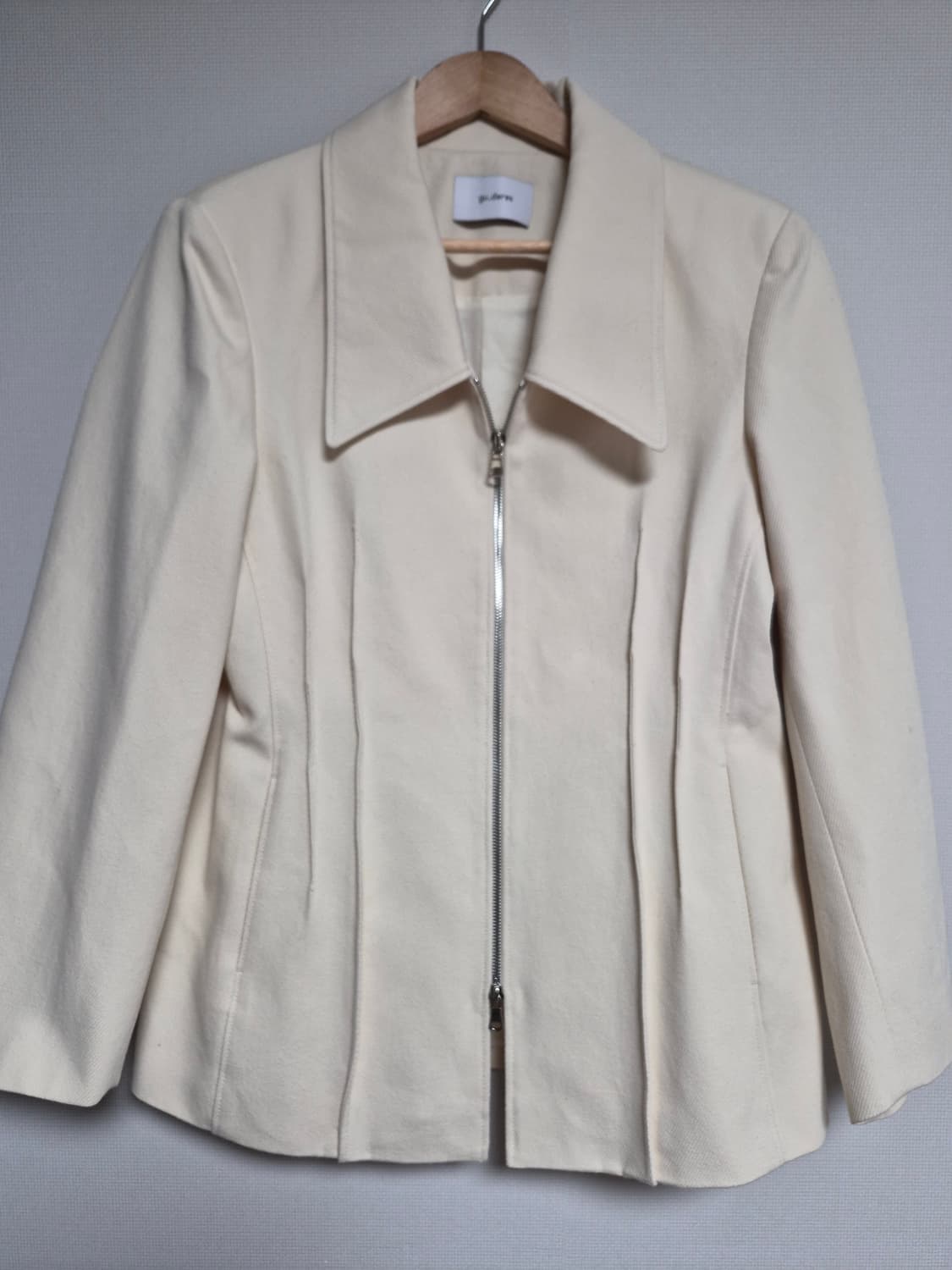 gu_deres  아이보리 집업자켓 여성M 상품이미지1