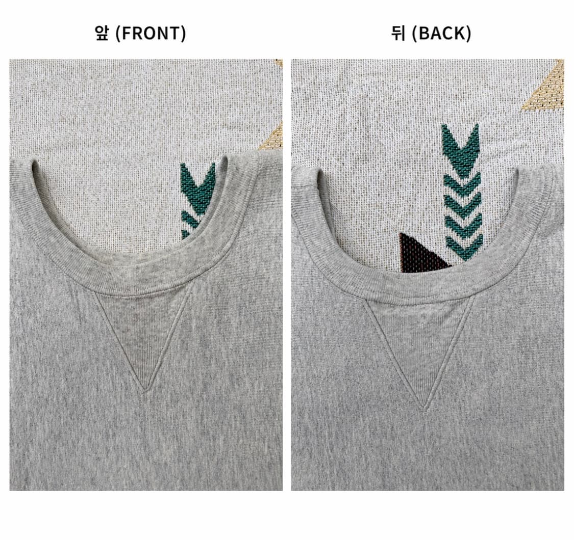 [데드스탁]챔피온 리버스위브 더블 V 40s 복각 USA 스웻셔츠 상품이미지6