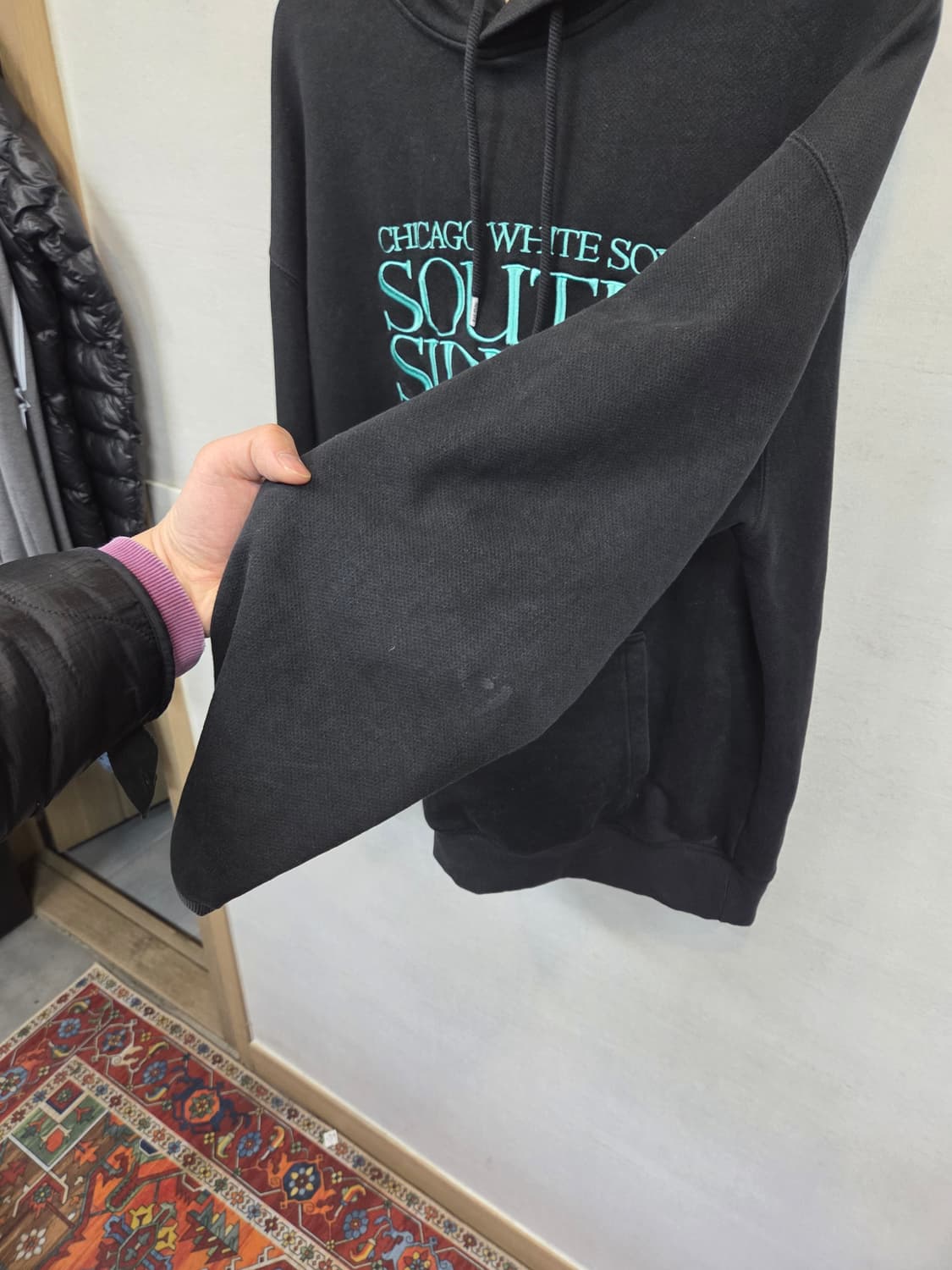 뉴에라 시카고 화이트삭스 자수로고 후드티 xl 상품이미지8