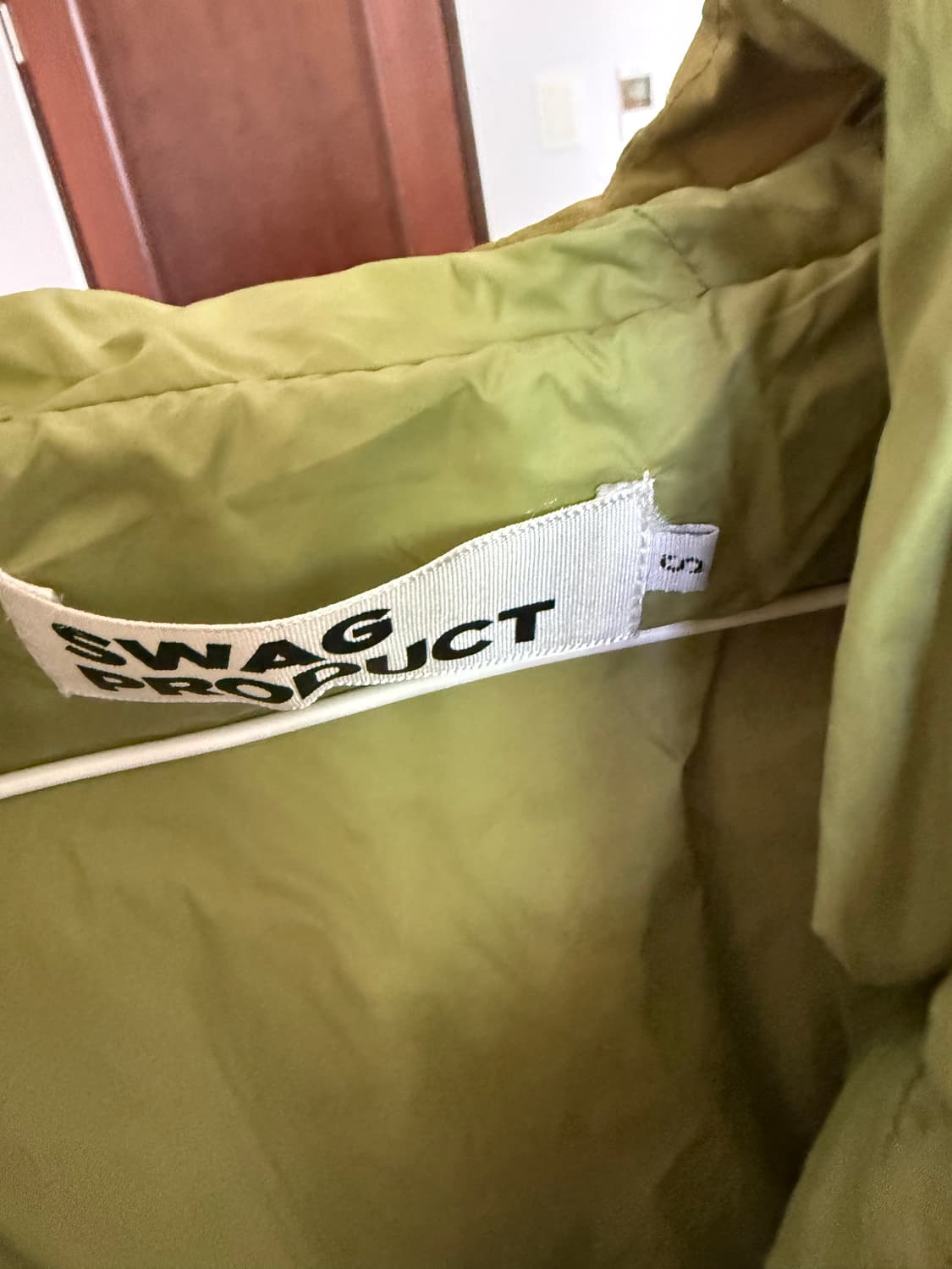 왓츠더유즈 카키라임 경량패딩 M 상품이미지6