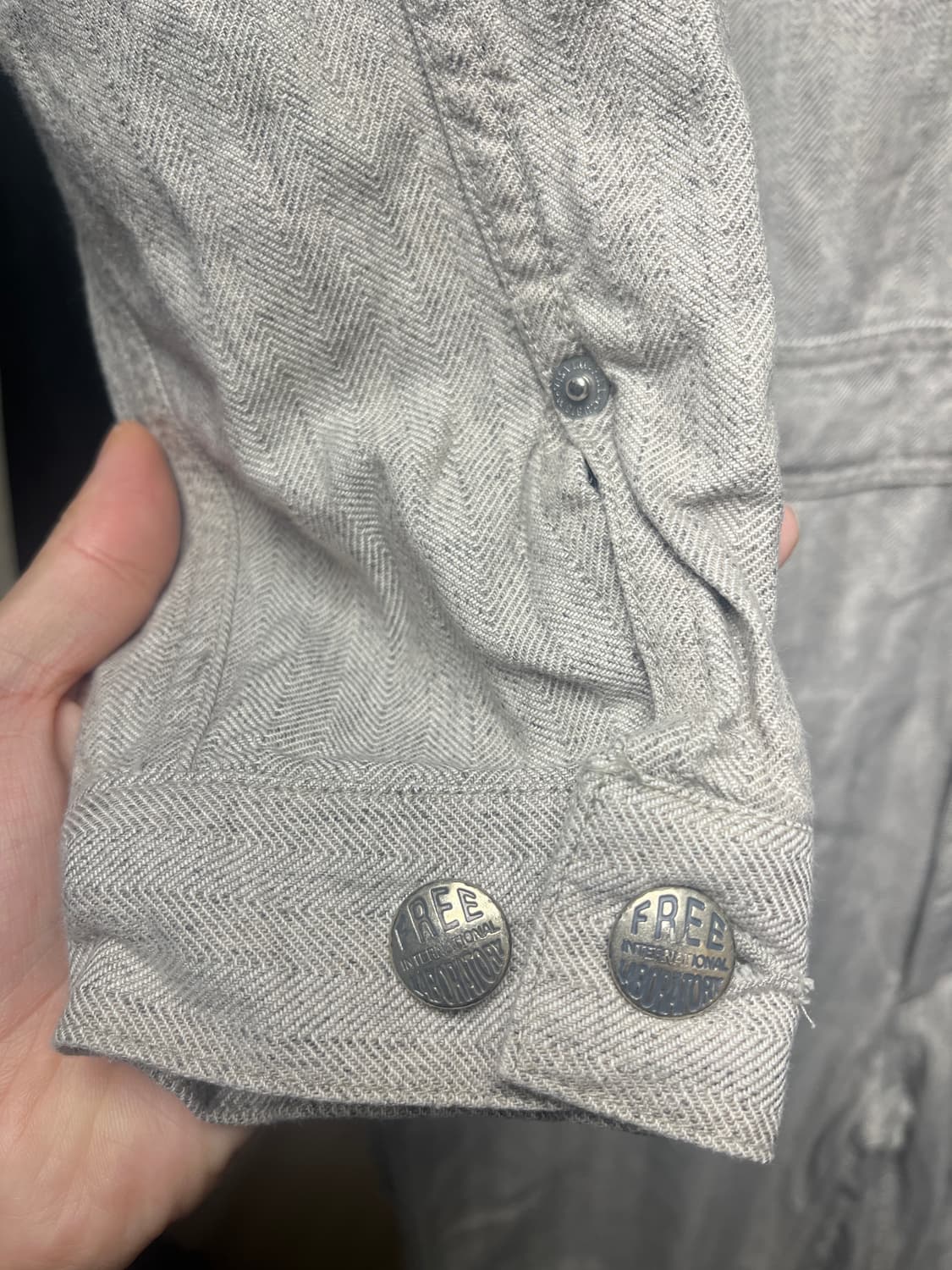 VISVIM 올드비즈빔 베이지 올인원 오버롤즈 M 상품이미지3