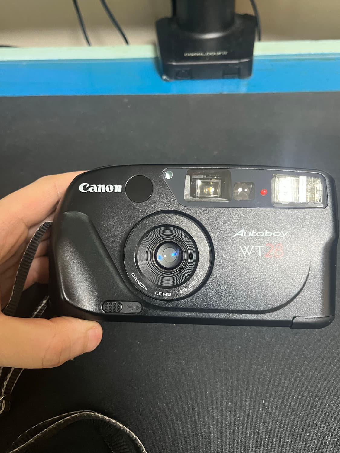 [점검완료]캐논 wt 28 오토보이 필름 카메라(배터리 포함) 상품이미지1