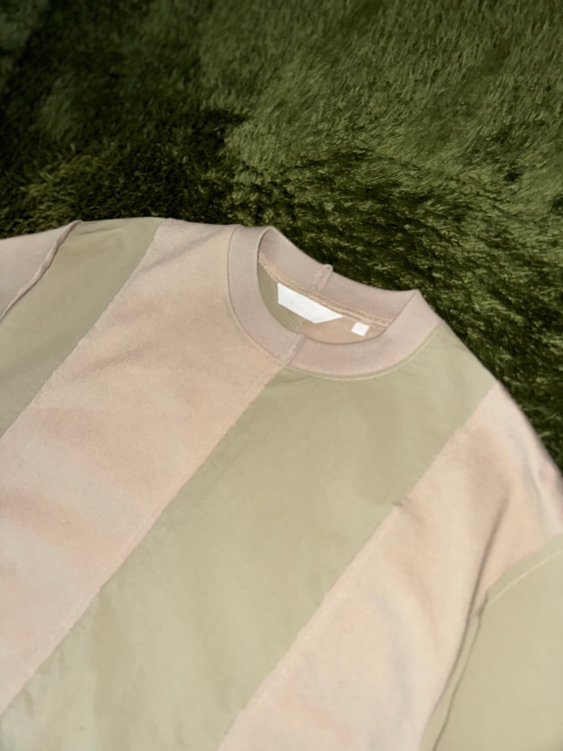 [XL] FETCH 페치 선데이 패널 엠브로이더리 로고 티셔츠 베이지 상품이미지2