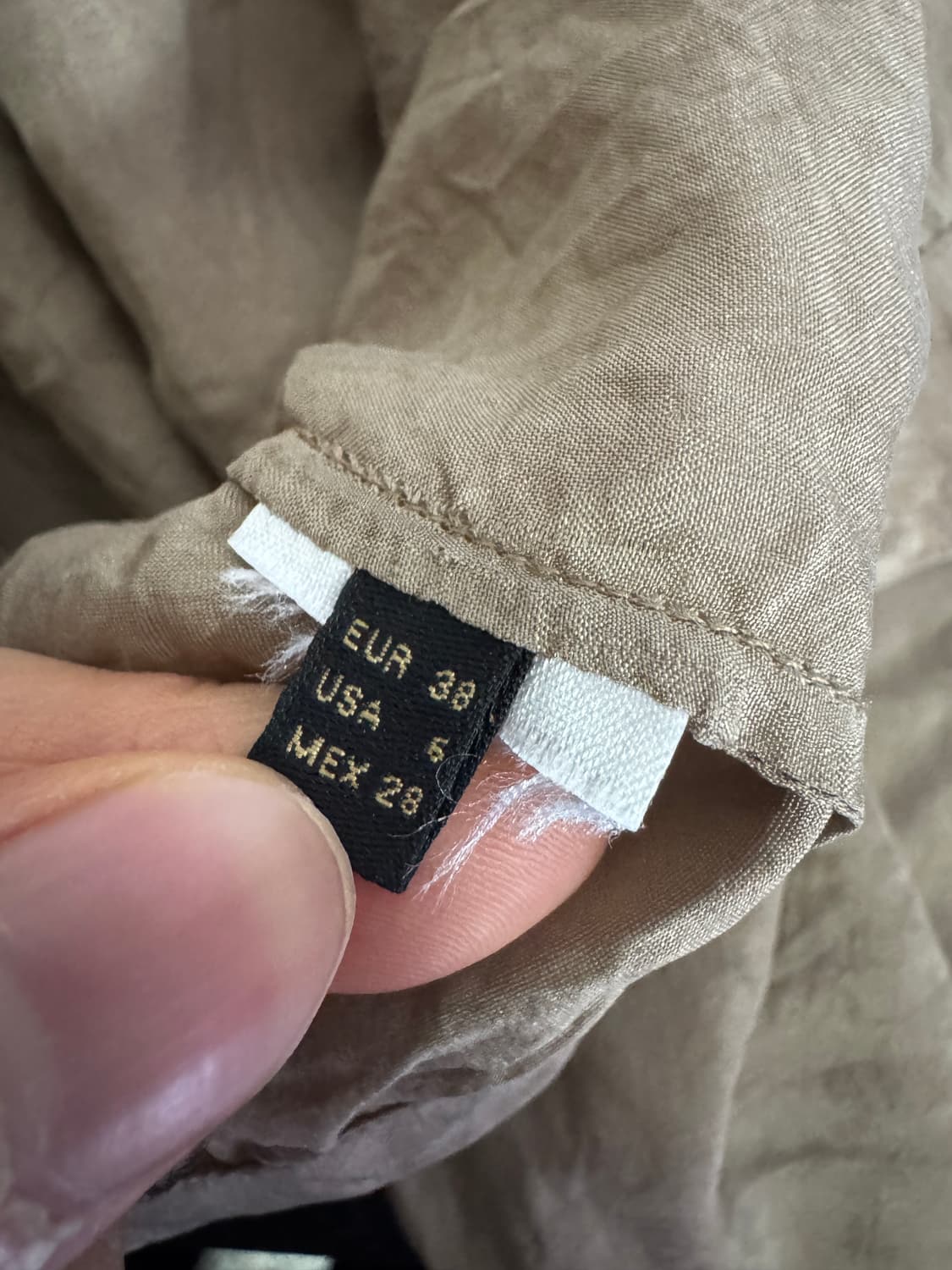 여성 마시모두띠 풀오버 블라우스 셔츠 S 브라운 상품이미지4