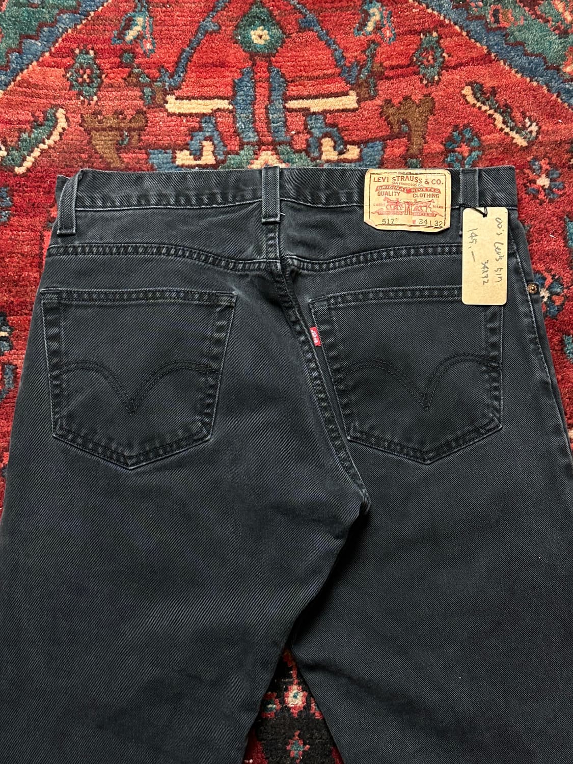 00's 리바이스 517 블랙 부츠컷 플레어진 상품이미지6