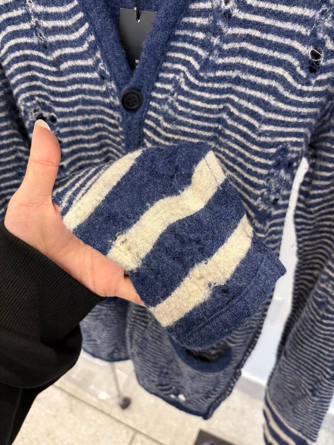 Mihara Yasuhiro damage cardigan 상품이미지6
