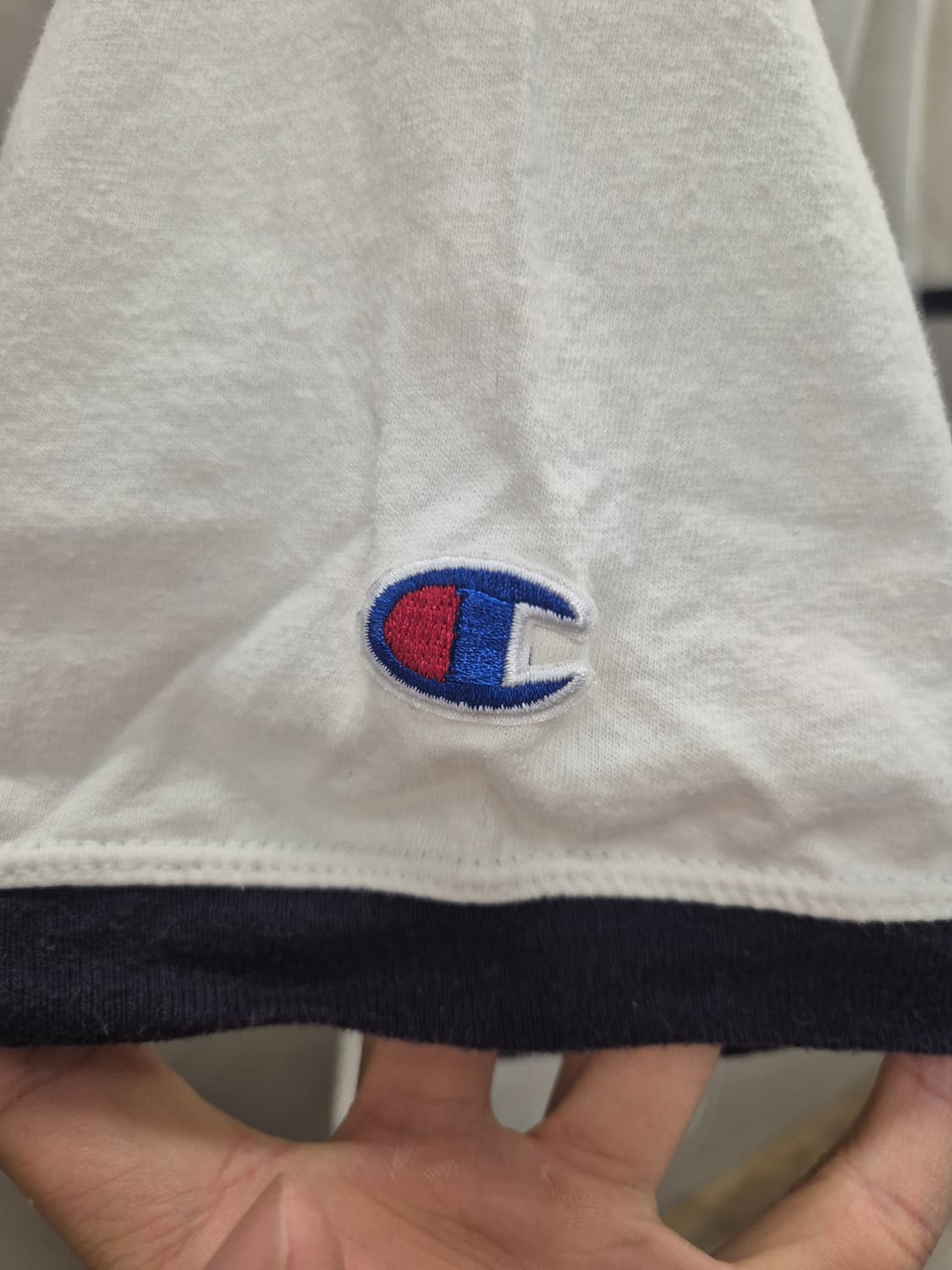 챔피언 반팔 화이트 L 상품이미지4