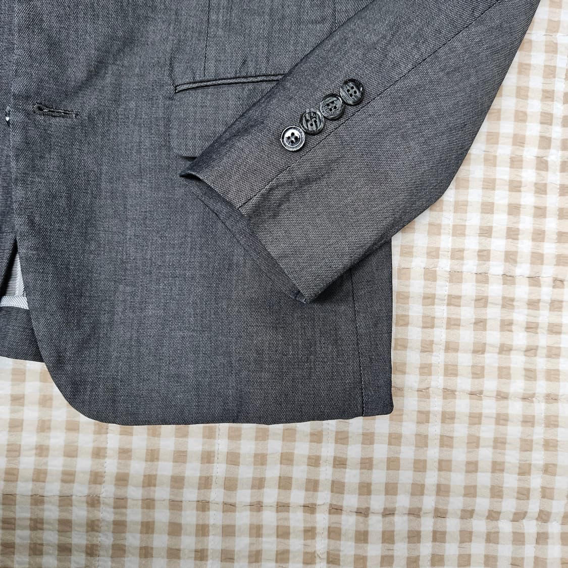 올젠 린넨 간절기 블레이저 자켓 남자100 상품이미지4